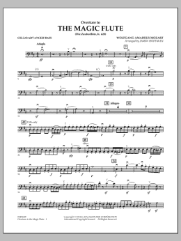 page one of Overture to The Magic Flute - Cello/Bass (Orchestra)