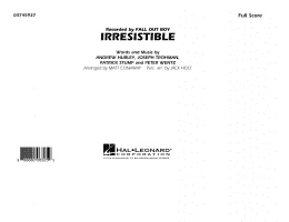 page one of Irresistible - Conductor Score (Full Score) (Marching Band)