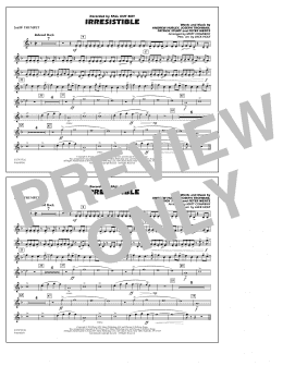 page one of Irresistible - 2nd Bb Trumpet (Marching Band)