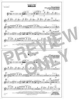page one of Hello - Flute/Piccolo (Marching Band)