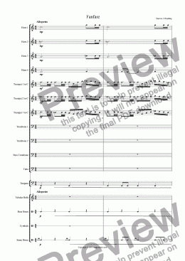 page one of Fanfare