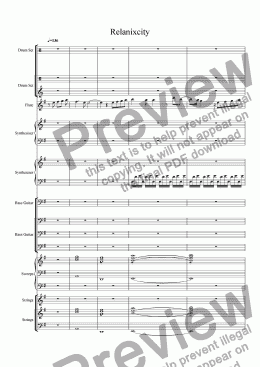 page one of Symphonie Fantastique Suite No. 7 "Relanixcity"