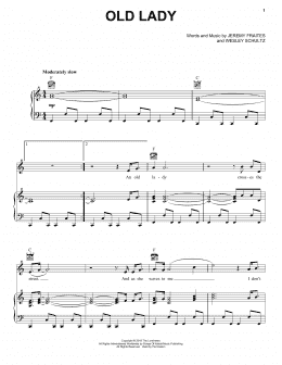 page one of Old Lady (Piano, Vocal & Guitar Chords (Right-Hand Melody))
