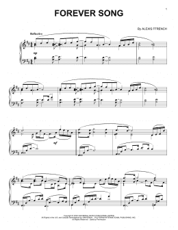 page one of Forever Song (Piano Solo)
