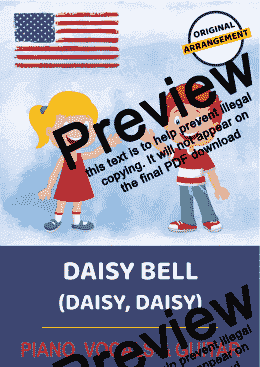 page one of Daisy Bell (Daisy, Daisy)