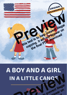 page one of A Boy And A Girl In A Little Canoe