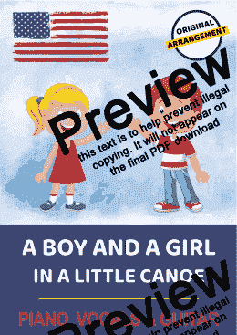 page one of A Boy And A Girl In A Little Canoe
