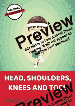 page one of Head, Shoulders, Knees And Toes