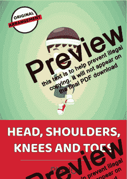 page one of Head, Shoulders, Knees And Toes