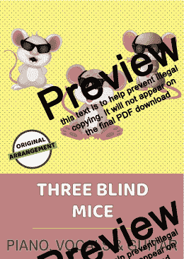 page one of Three Blind Mice