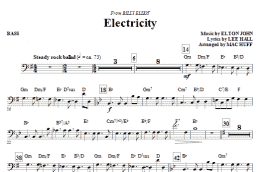 page one of Electricity (from Billy Elliot) - Bass (Choir Instrumental Pak)