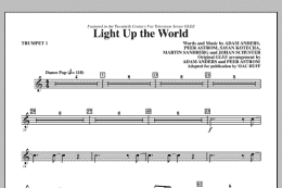 page one of Light Up The World - Trumpet 1 (Choir Instrumental Pak)