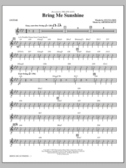 page one of Bring Me Sunshine - Guitar (Choir Instrumental Pak)