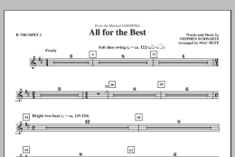 page one of All For The Best - Bb Trumpet 2 (Choir Instrumental Pak)