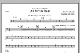 page one of All For The Best - Bass (Choir Instrumental Pak)