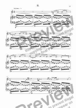 page one of Concierto para trompeta en Do. II. Very Slow. III Allegro