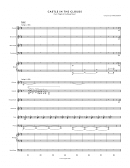 page one of Castle In The Clouds (from Night of the Blood Moon) - Full Score (Performance Ensemble)