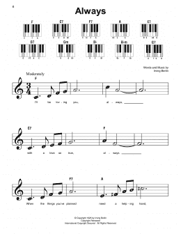 page one of Always (Super Easy Piano)