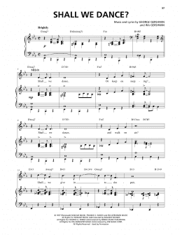 page one of Shall We Dance? (from An American In Paris) (Piano & Vocal)