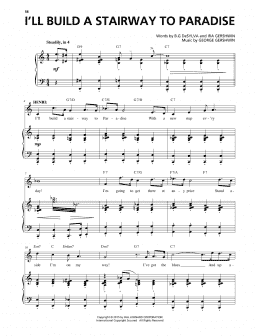 page one of I'll Build A Stairway To Paradise (from An American In Paris) (Piano & Vocal)