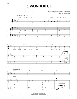 page one of 'S Wonderful (from An American In Paris) (Piano & Vocal)