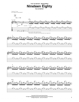 page one of Nineteen Eighty (Guitar Tab)