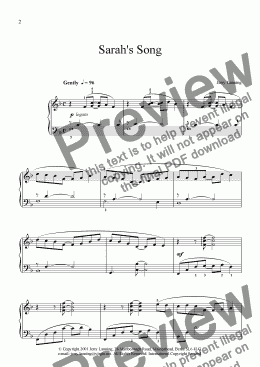 page one of 3 Easy Pieces for piano
