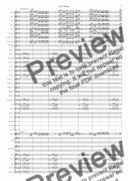 page one of Symphony No 32 24th movement