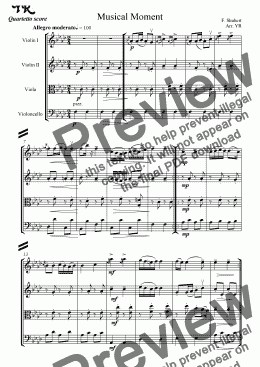 page one of Musical Moment