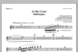 page one of At The Cross (Hallelujah) - Flute 1 & 2 (Choir Instrumental Pak)