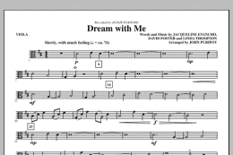 page one of Dream With Me - Viola (Choir Instrumental Pak)