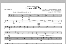 page one of Dream With Me - Double Bass (Choir Instrumental Pak)