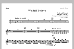 page one of We Still Believe - Harp (Choir Instrumental Pak)