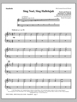 page one of Sing Noel, Sing Hallelujah - Handbells (Choir Instrumental Pak)