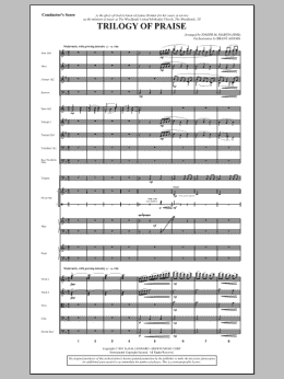 page one of Trilogy Of Praise - Full Score (Choir Instrumental Pak)