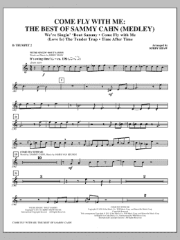 page one of Come Fly With Me: The Best Of Sammy Cahn - Bb Trumpet 2 (Choir Instrumental Pak)
