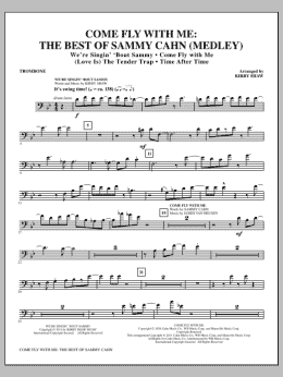 page one of Come Fly With Me: The Best Of Sammy Cahn - Trombone (Choir Instrumental Pak)