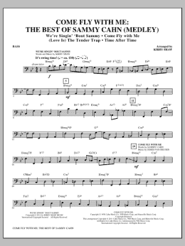 page one of Come Fly With Me: The Best Of Sammy Cahn - Bass (Choir Instrumental Pak)