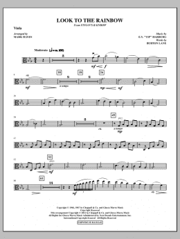 page one of Look To The Rainbow - Viola (Choir Instrumental Pak)