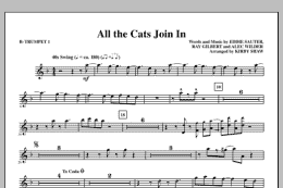 page one of All The Cats Join In - Bb Trumpet 1 (Choir Instrumental Pak)
