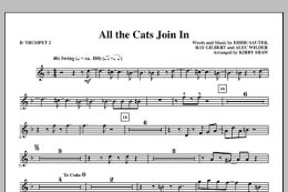 page one of All The Cats Join In - Bb Trumpet 2 (Choir Instrumental Pak)