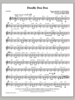 page one of Doodle Doo Doo - Guitar (Choir Instrumental Pak)