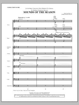 page one of Sounds Of The Season - Score (Choir Instrumental Pak)