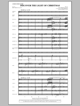 page one of Discover The Light Of Christmas - Score (Choir Instrumental Pak)