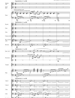 page one of Shepherd Of The Stars - Score (Choir Instrumental Pak)