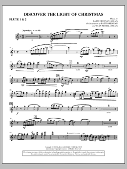 page one of Discover The Light Of Christmas - Flute 1 & 2 (Choir Instrumental Pak)