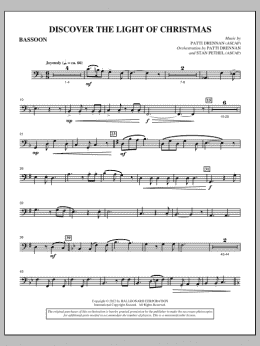 page one of Discover The Light Of Christmas - Bassoon (Choir Instrumental Pak)