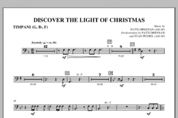page one of Discover The Light Of Christmas - Timpani (Choir Instrumental Pak)
