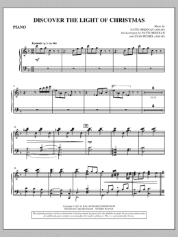 page one of Discover The Light Of Christmas - Piano (Choir Instrumental Pak)
