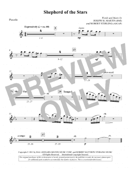 page one of Shepherd Of The Stars - Piccolo (Choir Instrumental Pak)